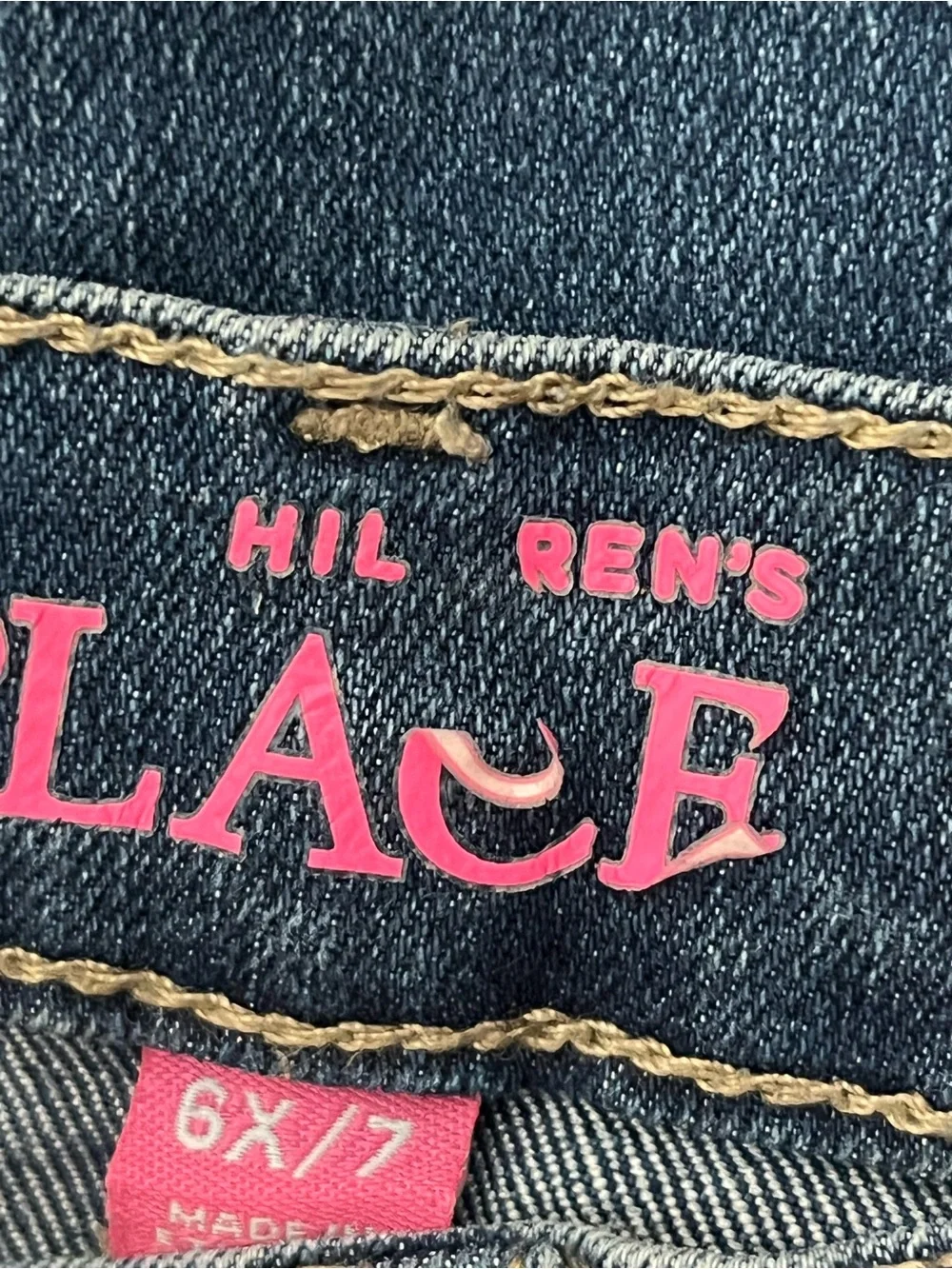 Place Girls Bootcut Jeans Size 6X/7 Classic Everyday